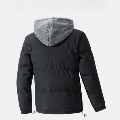Padded Winter Jacket with Fleece Hood || CLEARANCE SALE