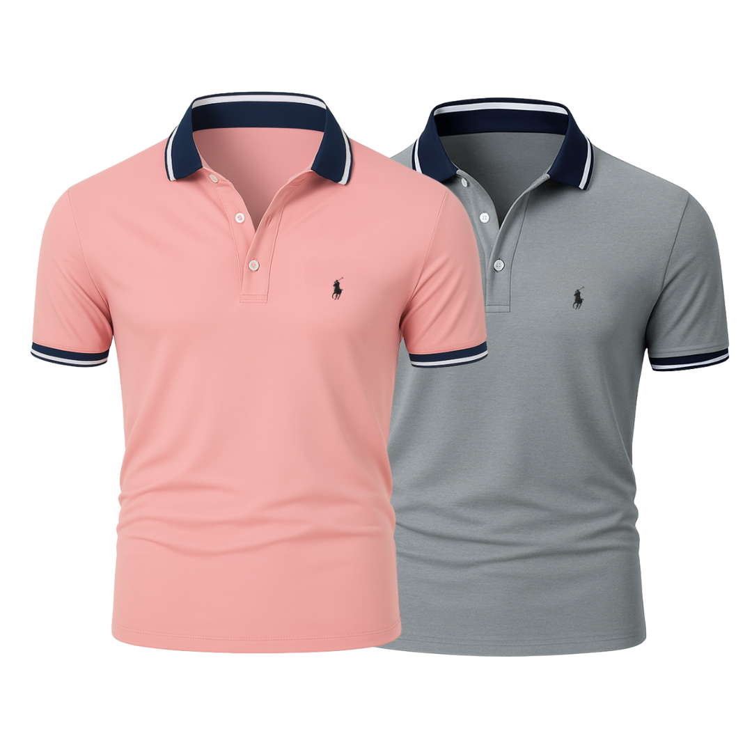L.R (BUY 1, GET 2) - Premiere Polo Shirt Kit – Professional Line (2-Pack)