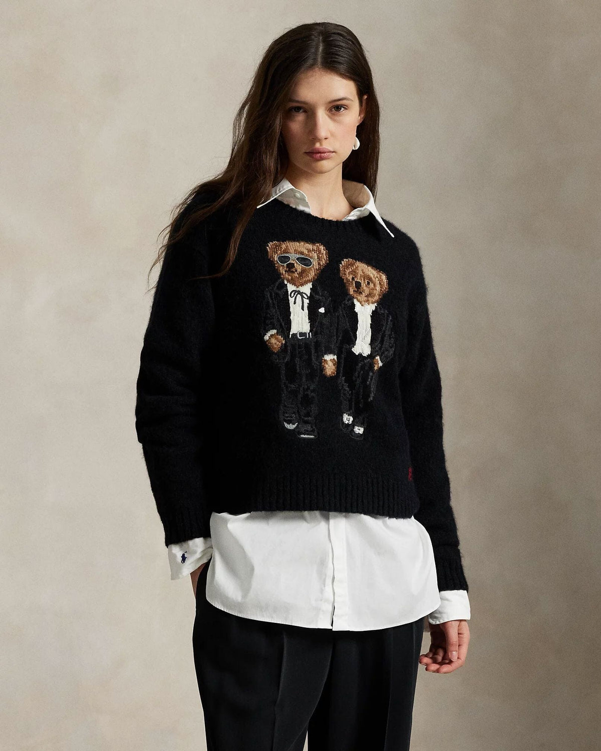 L.R The Ralph & Ricky Tuxedo Bear Sweater