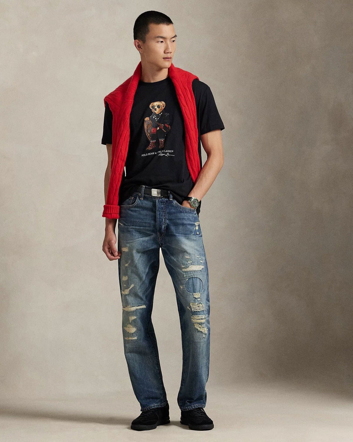 L.R Polo Bear Jersey T-Shirt Classic Fit