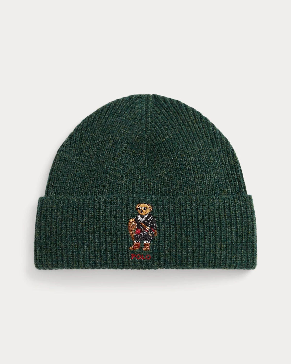 L.R Polo Bear Rib-Knit Beanie