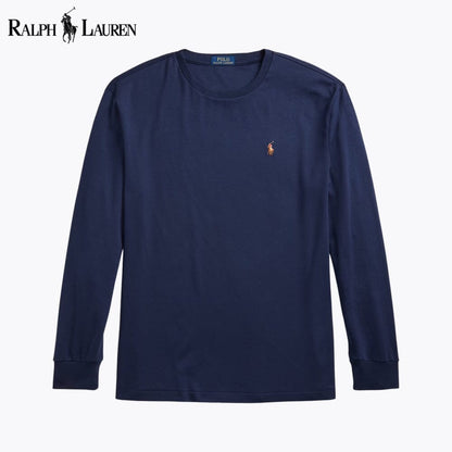 L.R Classic Fit Soft Cotton Crewneck T-Shirt