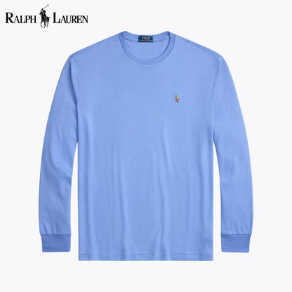 L.R Classic Fit Soft Cotton Crewneck T-Shirt
