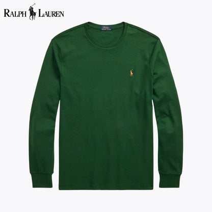 L.R Classic Fit Soft Cotton Crewneck T-Shirt