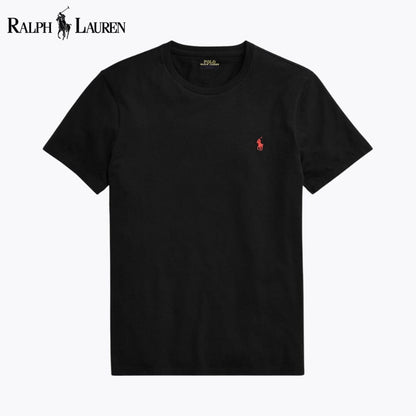 L.R Custom Slim Fit Jersey Crewneck T-Shirt