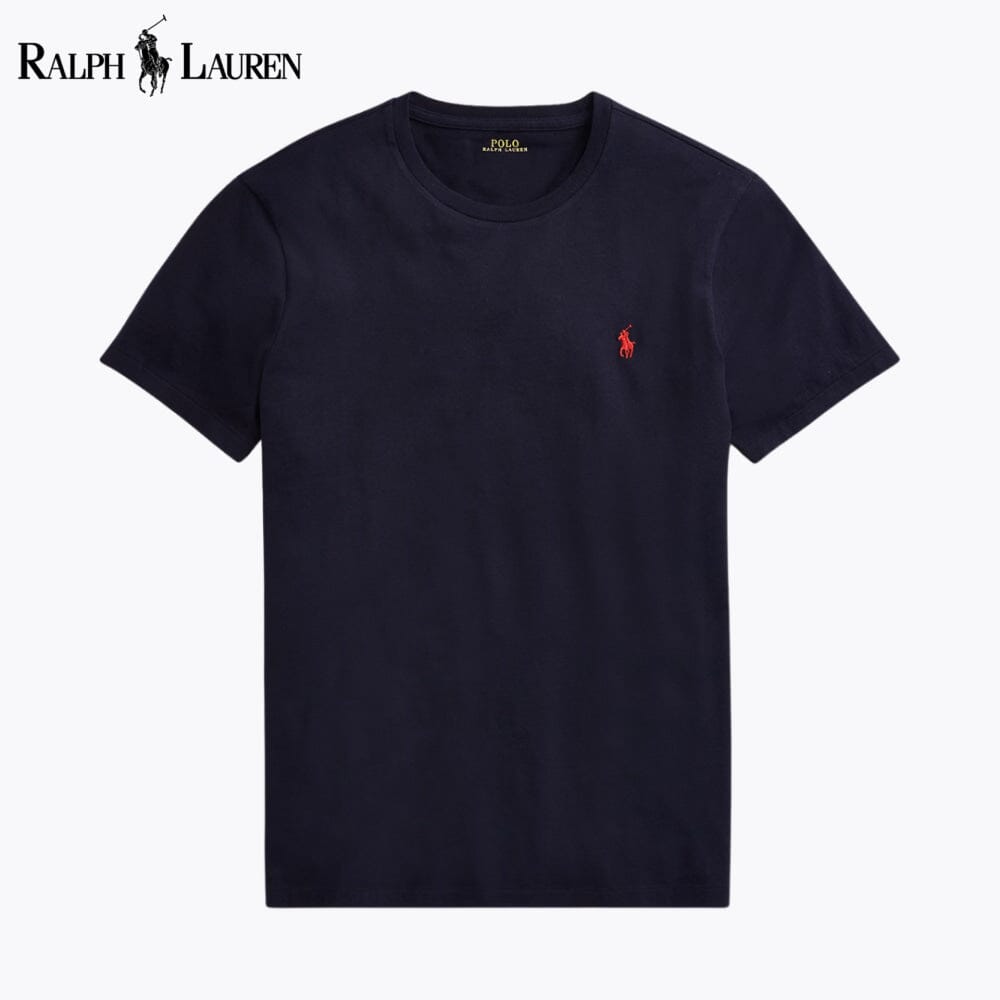 L.R Custom Slim Fit Jersey Crewneck T-Shirt