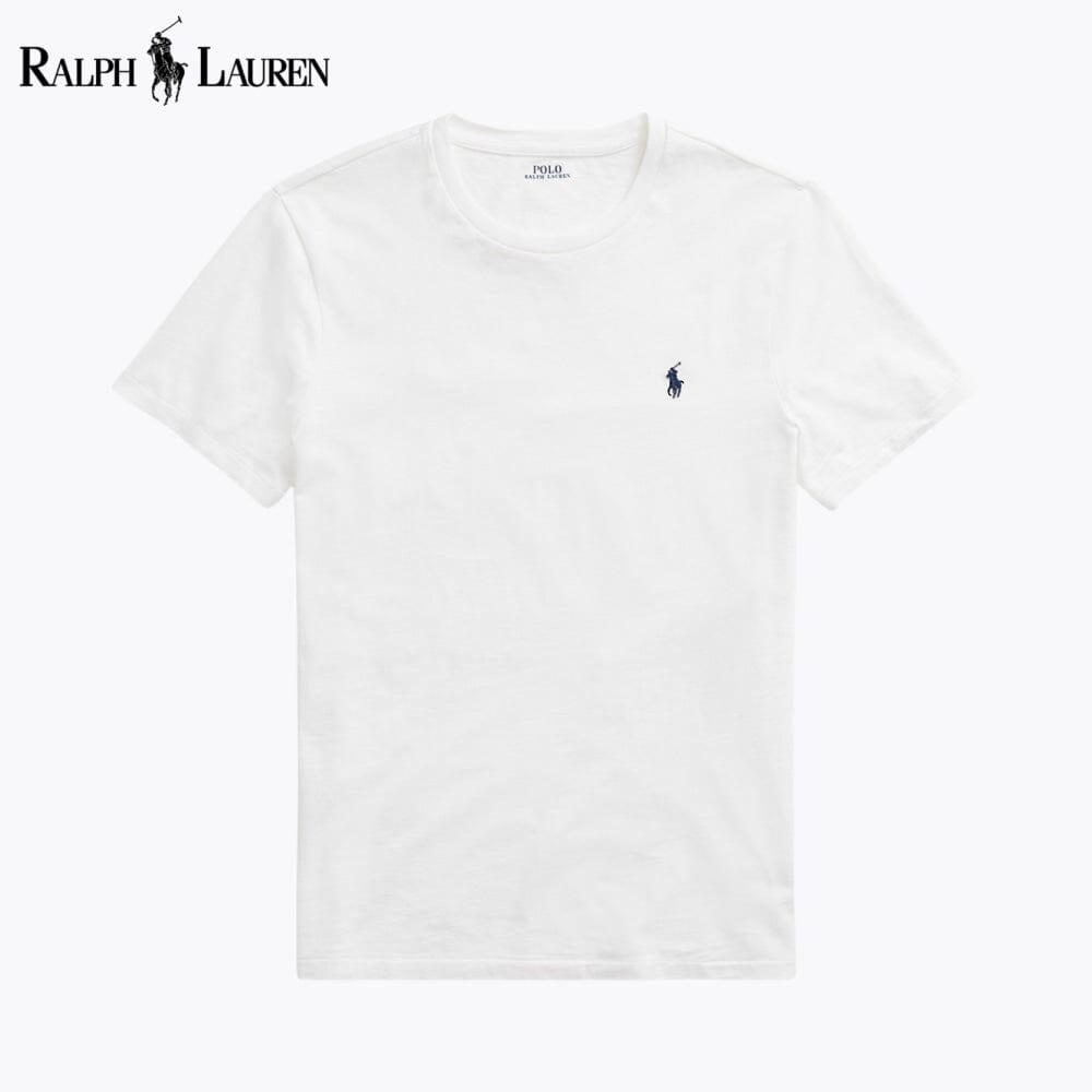 L.R Custom Slim Fit Jersey Crewneck T-Shirt