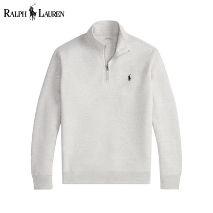 L.R Double-Knit Mockneck Pullover