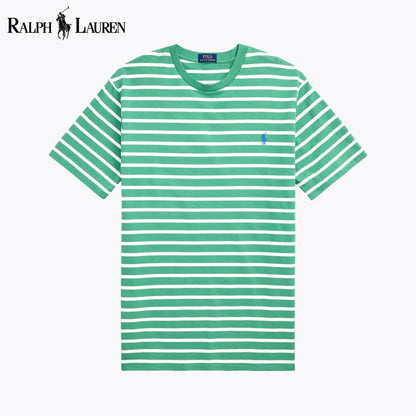 L.R Striped Jersey Crewneck T-Shirt