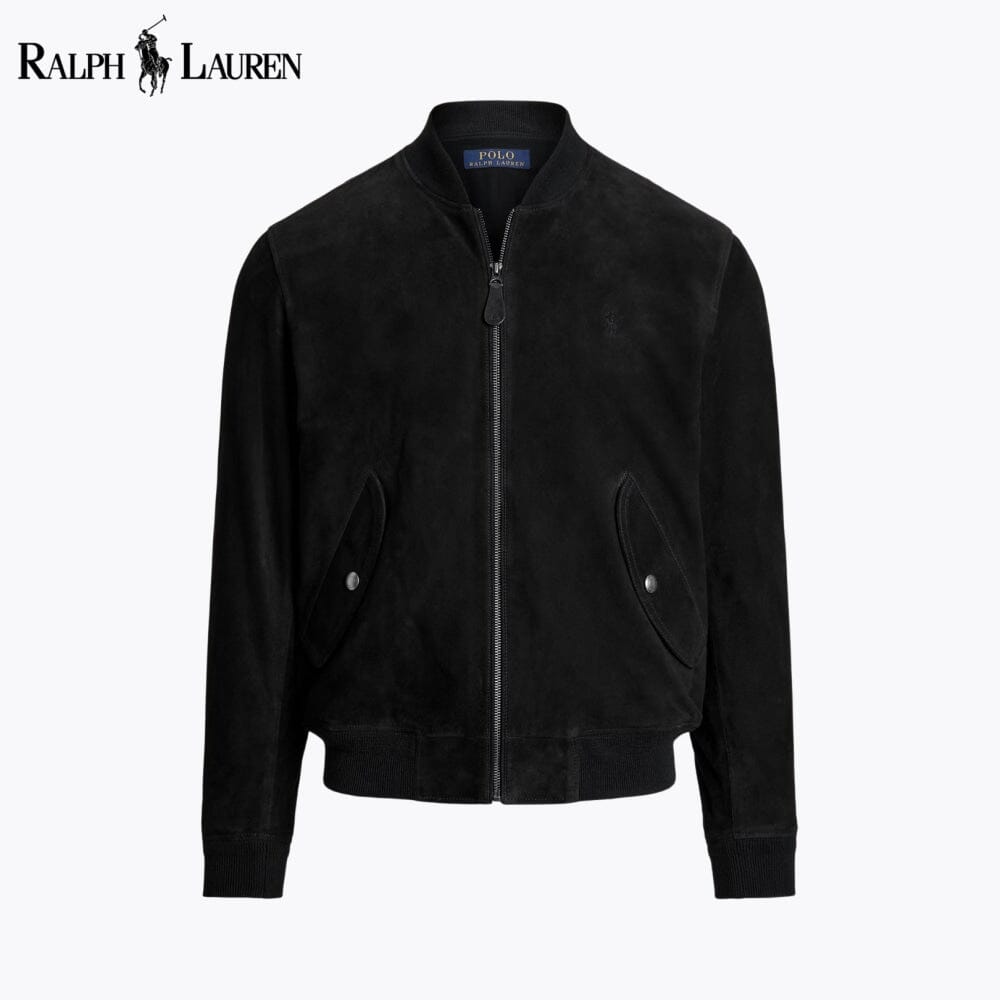 L.R Suede Bomber Jacket